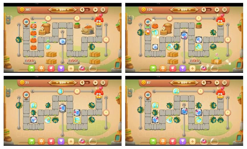 保卫萝卜3集市笫5关攻略