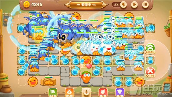 保卫萝卜3集市爬楼梯5怎么过关