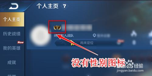 王者荣耀性别怎么隐藏