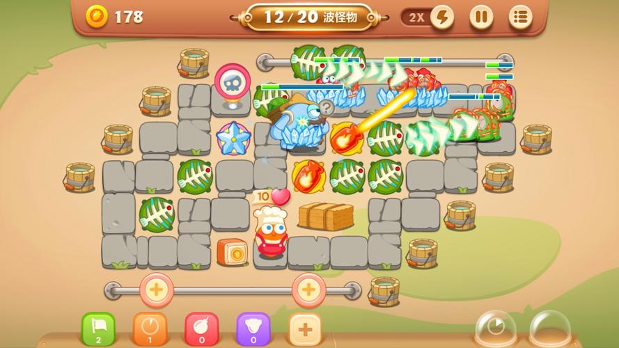 保卫萝卜3集市第60(1-10关攻略