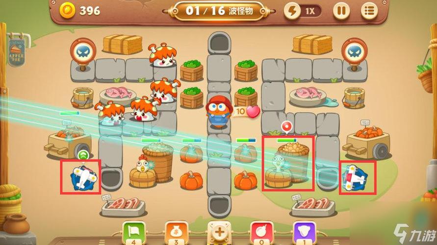 保卫萝卜3花园攻略49关怎么过?