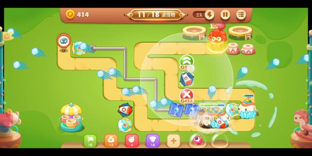 保卫萝卜3手游公园第46关金萝卜视频通关技巧与攻略