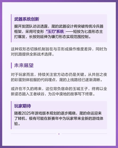 王者荣耀晟的故事介绍-晟是谁