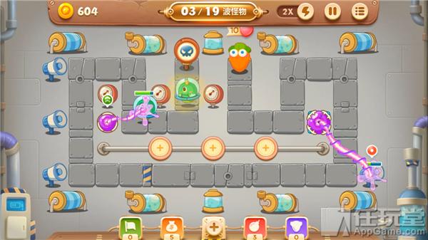 保卫萝卜3工厂冒险18关攻略攻略保卫萝卜3工厂冒险第18关取得胜利