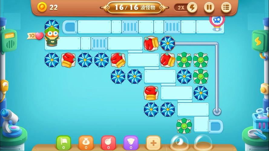 保卫萝卜3工厂第18关攻略