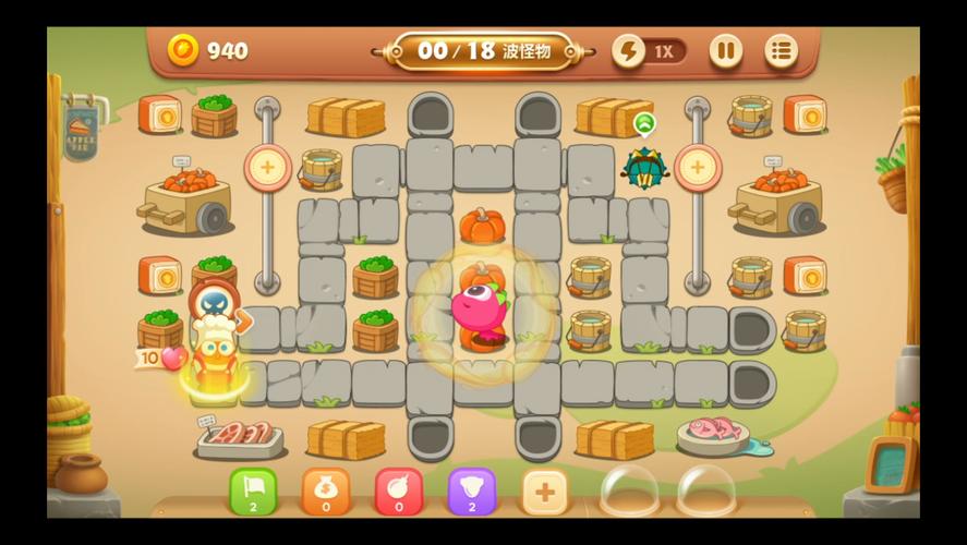 《保卫萝卜3》集市爬梯第11关图文攻略