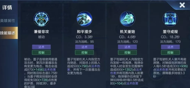 王者荣耀墨子攻略玩法