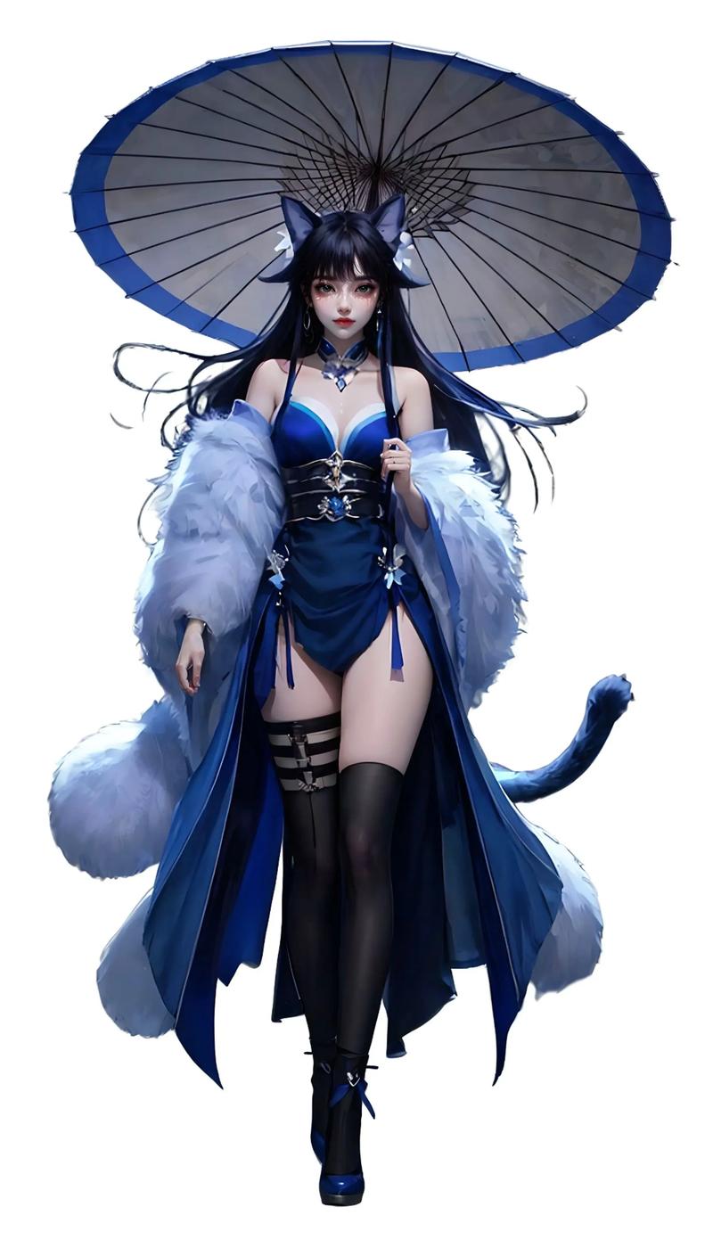 所有的蓝毛游戏女角色