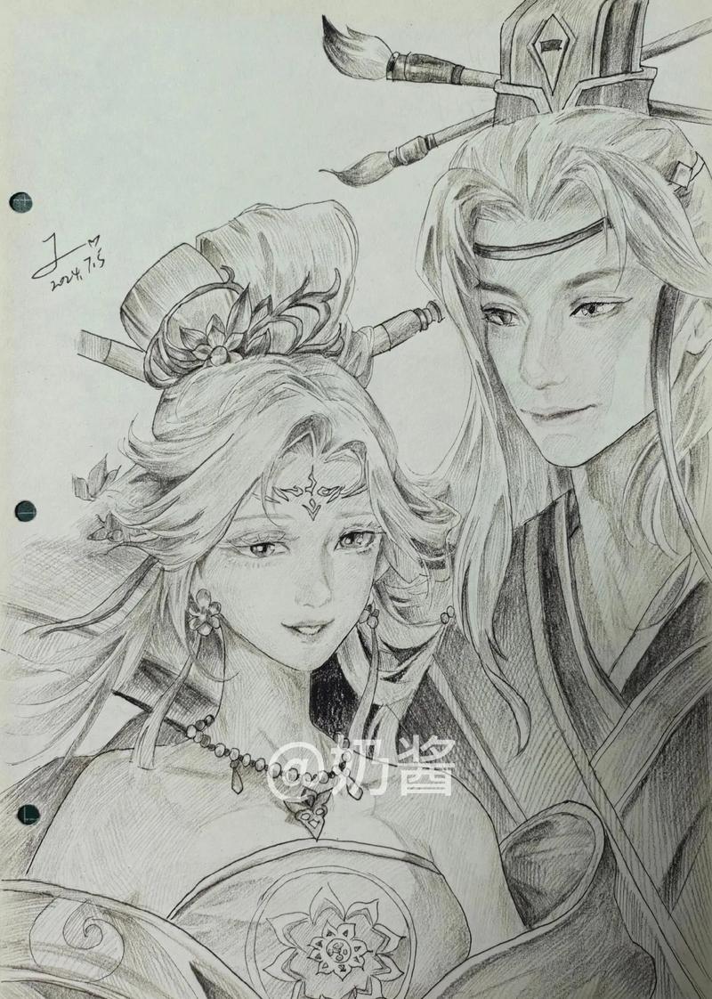 王者荣耀人物绘画:女角色和男角色怎么画?如何掌握技巧?