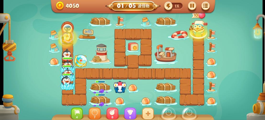 保卫萝卜3码头第25关过关攻略