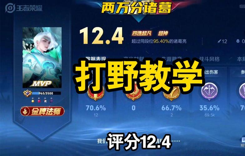 王者荣耀诸葛亮战力如何提升?如何转型打野?