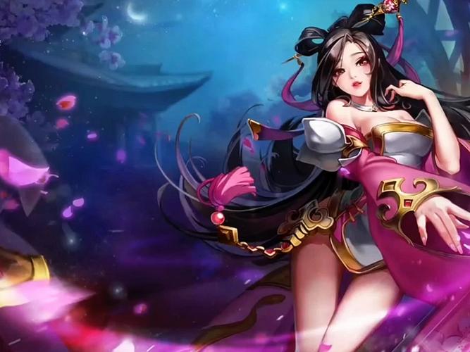 王者荣耀海报图片高清-谁有王者荣耀女英雄的海报,像下图这样的高清图...