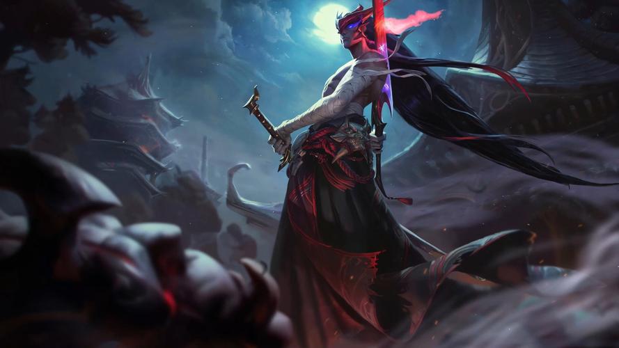 求英雄联盟雷欧娜泳池派对皮肤原画的壁纸,不要其他乱七八糟的只要画...