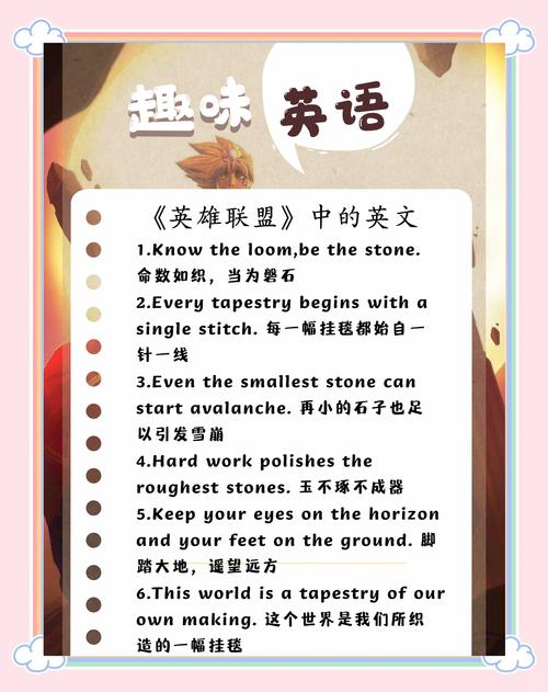 英雄联盟人物名字英文