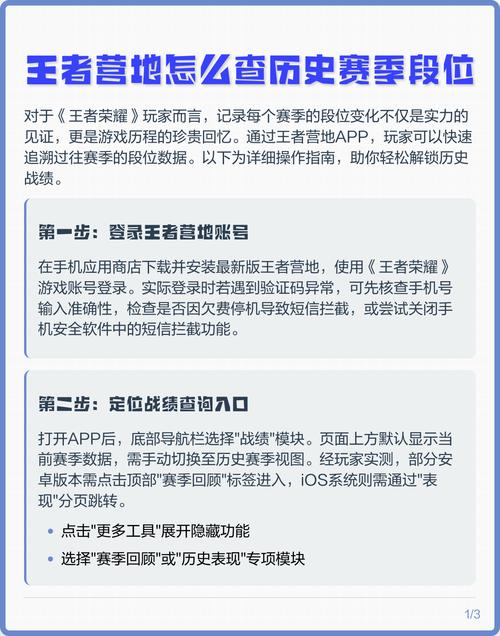 王者荣耀历史赛季段位表怎么查看?如何获取完整数据?
